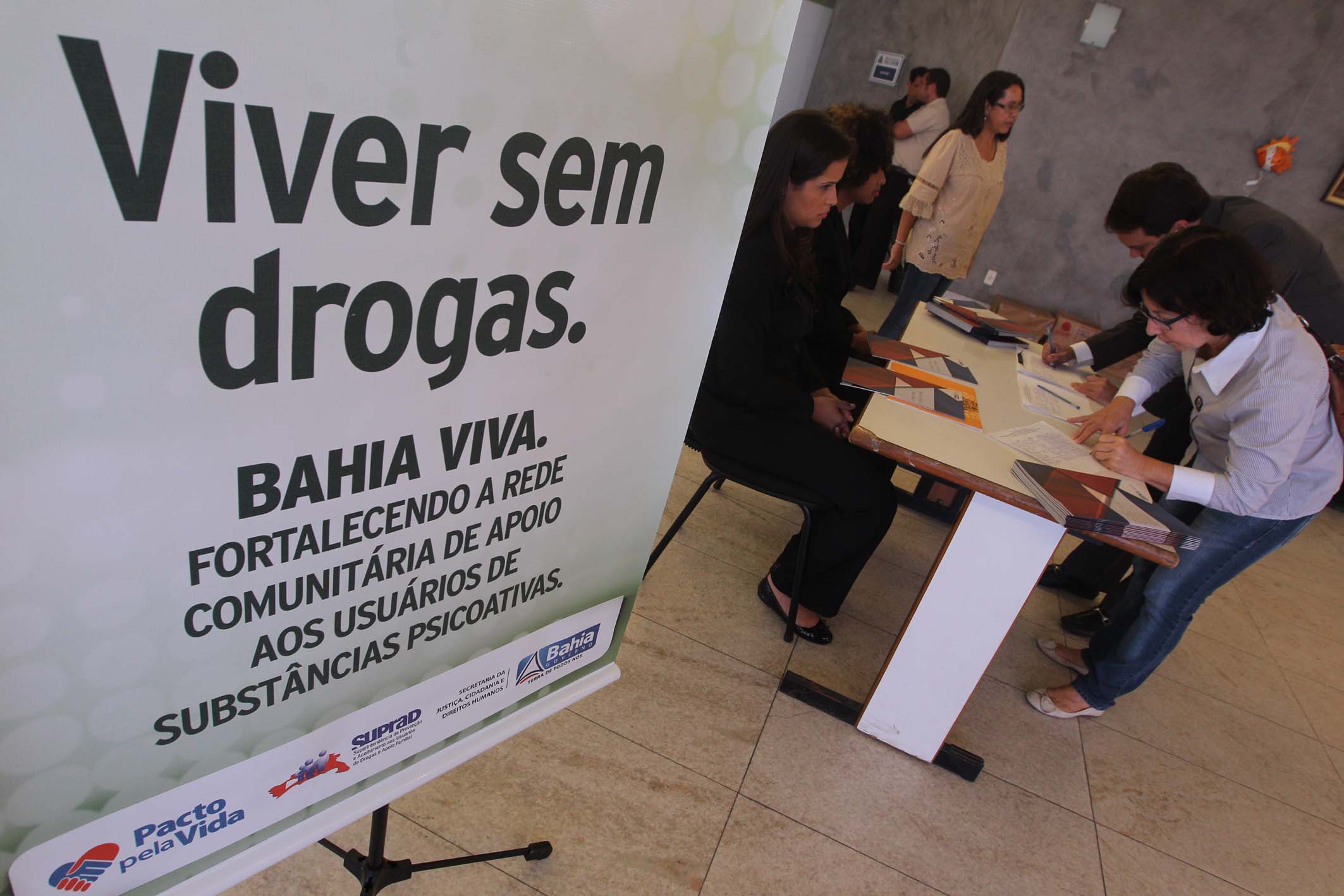 Lançamento da Política Estadual Sobre Drogas Foto: Elói Corrêa/GOVBA