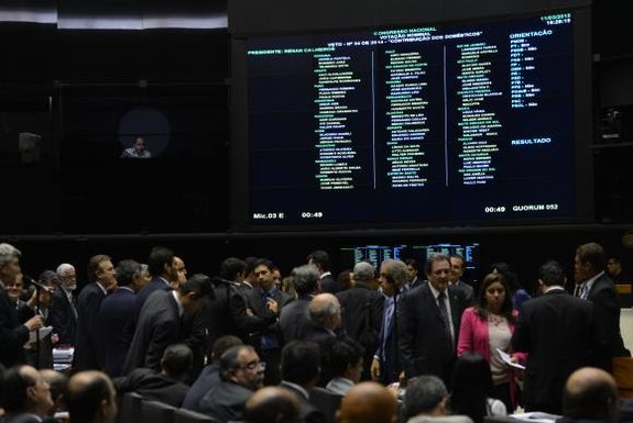 Plenário do Congresso Nacional segue apreciando os vetos contantes na pauta (Fabio Rodrigues Pozzebom/Agência Brasil)