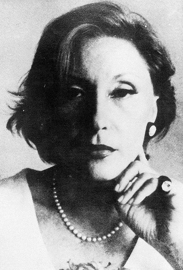 Retrato da escritora Clarice Lispector