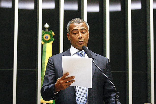 O deputado federal e ex-jogador Romário (PSB-RJ)