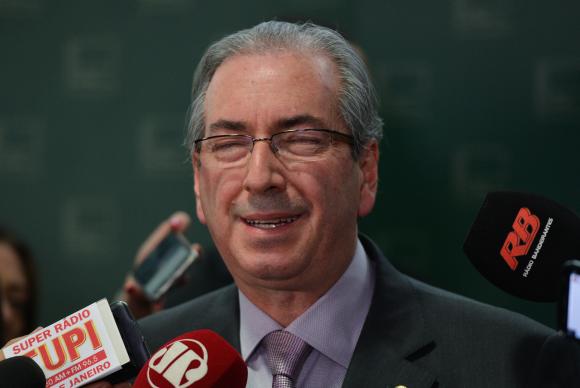 Brasília - O presidente da Câmara dos Deputados, Eduardo Cunha, fala à imprensa sobre a pauta de votações da Casa e outros assuntos (Fabio Rodrigues Pozzebom/Agência Brasil)