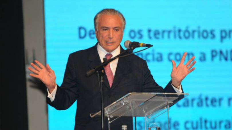 O vice-presidente Michel Temer