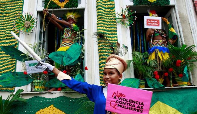 Maria Quitéria mirim dia não à violência de gênero - Foto: Fernando Vivas | Ag. A TARDE