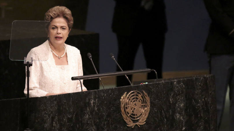 Presidente Dilma discusa na ONU