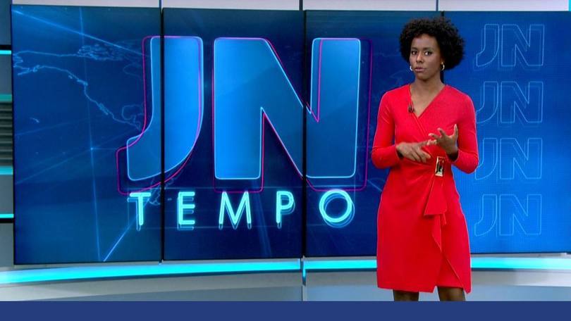 A apresentadora da previsão do tempo do Jornal Nacional (TV Globo), Maria Júlia Coutinho