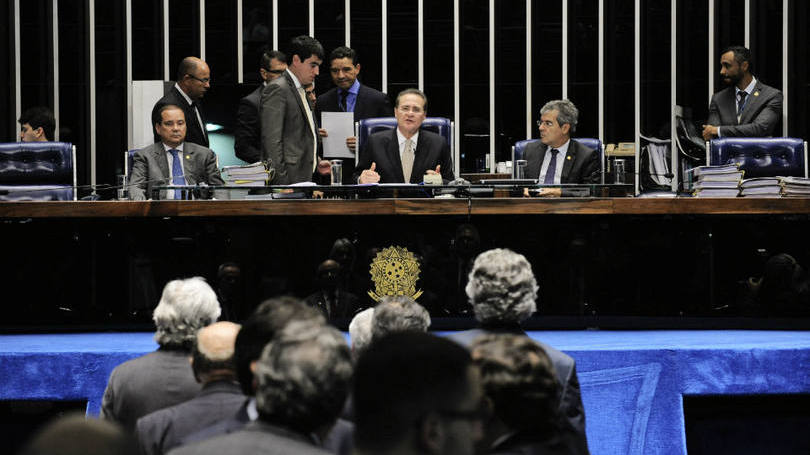 Plenário do Senado durante sessão deliberativa ordinária