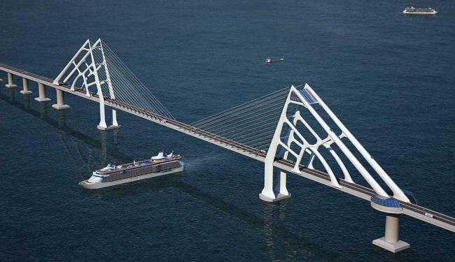 Com 2,2 quilômetros de extensão, ponte será feita via Parceria Público-Privada - Foto: Divulgação