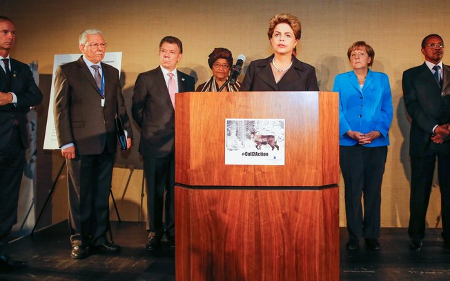 Presidente Dilma Rousseff participou de evento com líderes do G4 em Nova York (EUA)