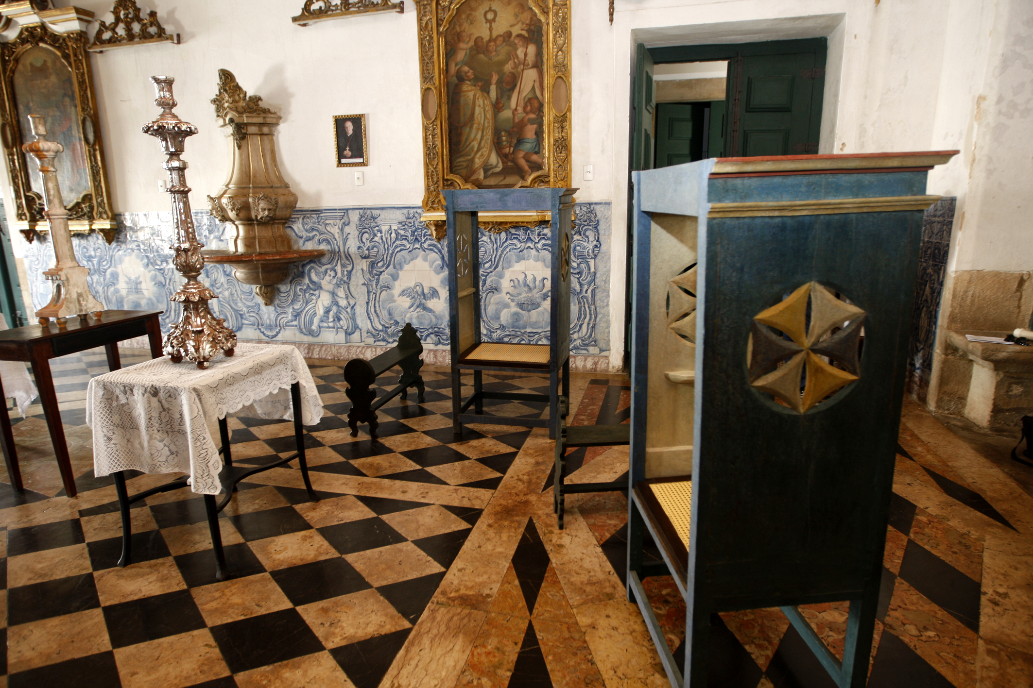 Entrega de peças restauradas da Igreja do Pilar - IPAC Foto: Elói Corrêa/GOVBA