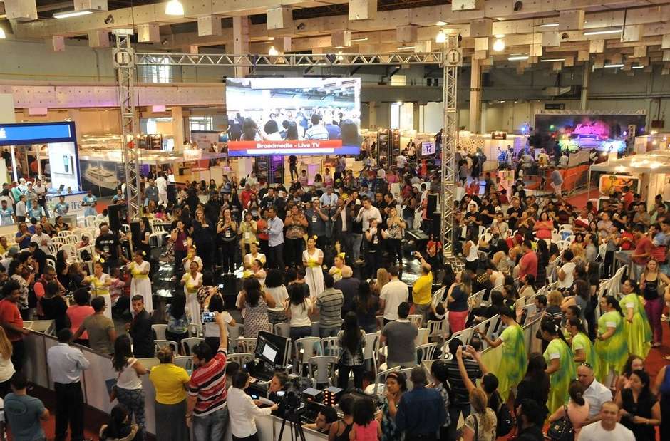 Realizado em São Paulo, Salão Internacional Gospel já está em sua quinta edição e reúne desde gravadoras e editoras até empresas de tecnologia, moda e turismo Foto: Divulgação
