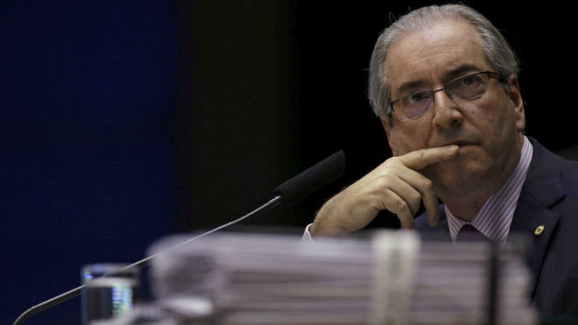 O presidente da Câmara dos Deputados, Eduardo Cunha, durante sessão em Brasília