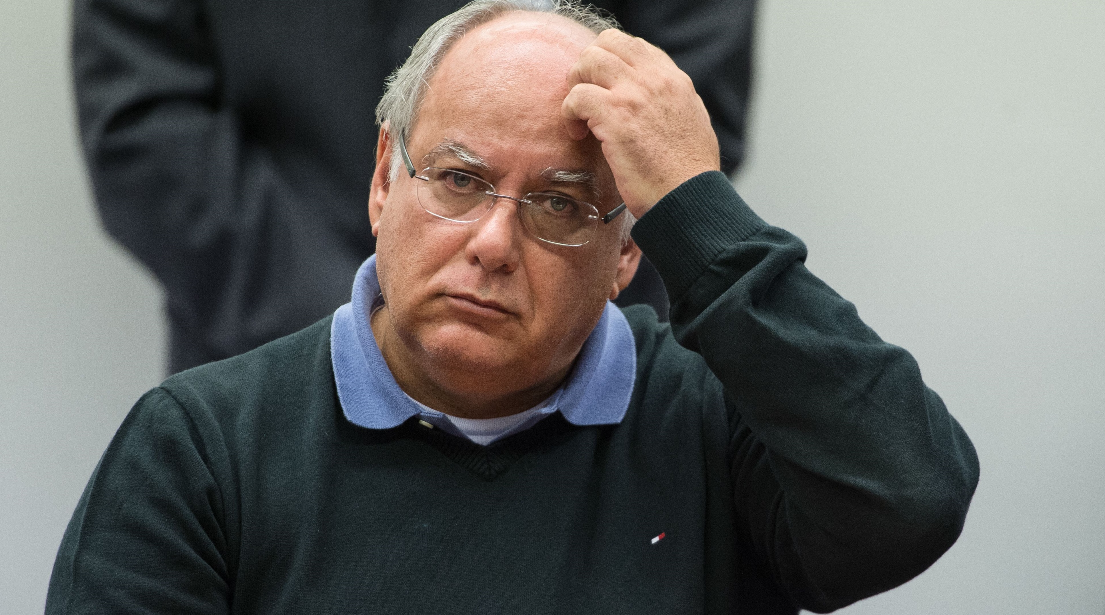 O ex-diretor da Petrobras, Renato Duque, presta depoimento em CPI na Câmara dos Deputados ( Marcelo Camargo/Agência Brasil)