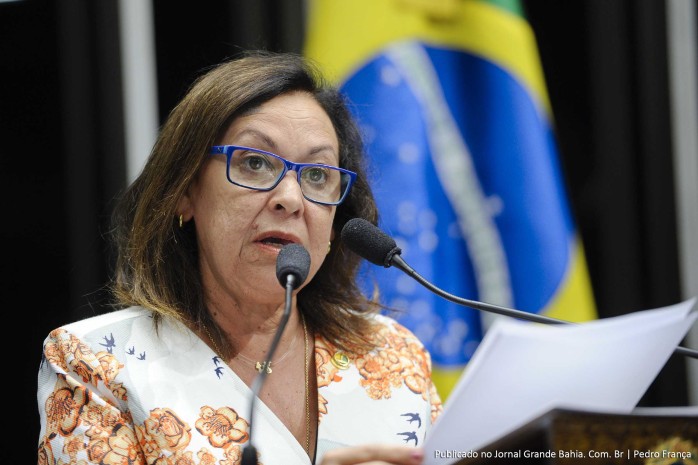 Sessão solene destinada a comemorar o Dia Internacional da Mulher, com a entrega do Diploma Mulher-Cidadã Bertha Lutz 2013 e a instalar a Procuradoria da Mulher no Senado Federal. Em discurso na tribuna do Senado, senadora Lídice da Mata (PSB-BA)