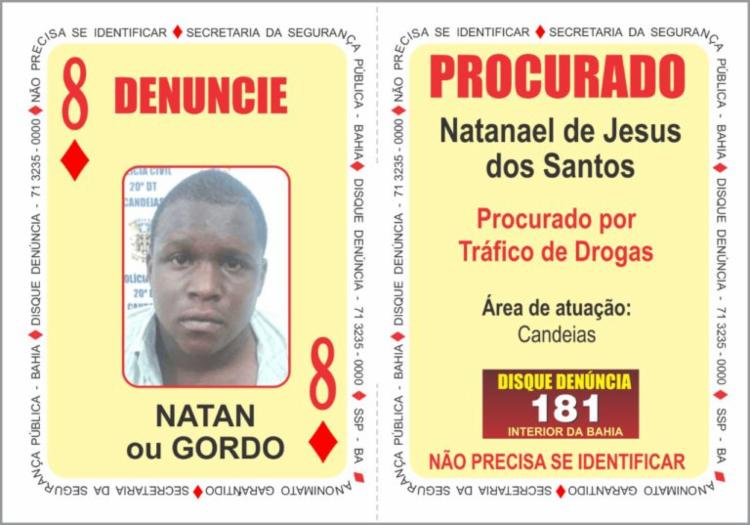 Natanael de Jesus dos Santos estava foragido desde agosto de 2017