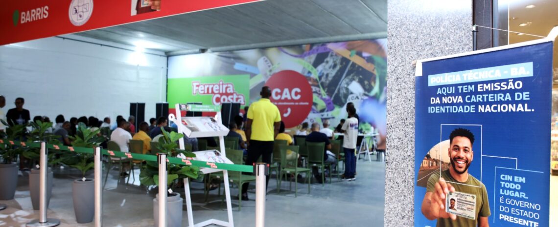 Mais comodidade: Estado amplia acesso à cidadania com ação para emissão gratuita da nova carteira de identidade em Salvador