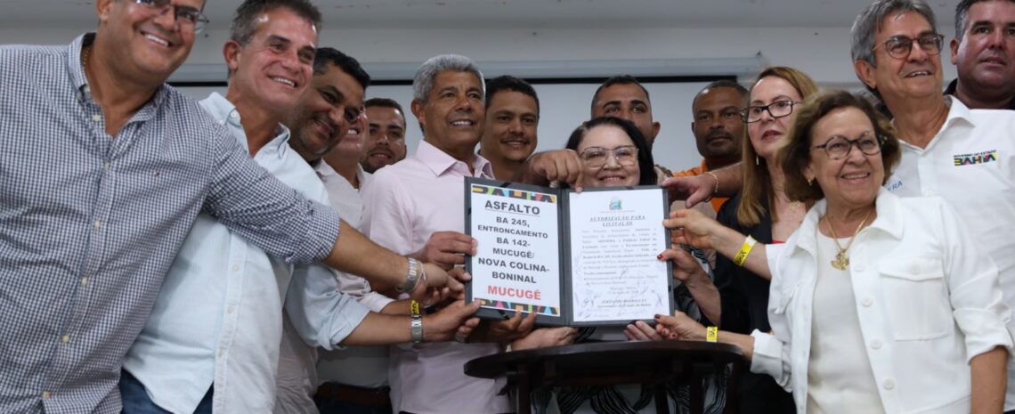 Chapada Diamantina recebe programa de desenvolvimento e nova etapa de pavimentação da BA-245