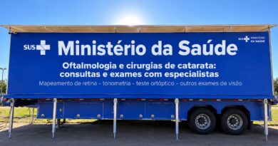 Representante do Ministério da Saúde vistoria Carreta de Oftalmologia e obras de novas unidades do SUS em Alagoinhas